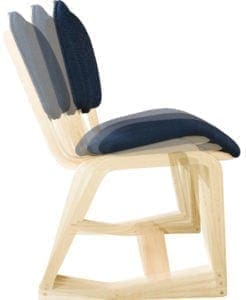 Two Position Chair Tilted Two Position Chair