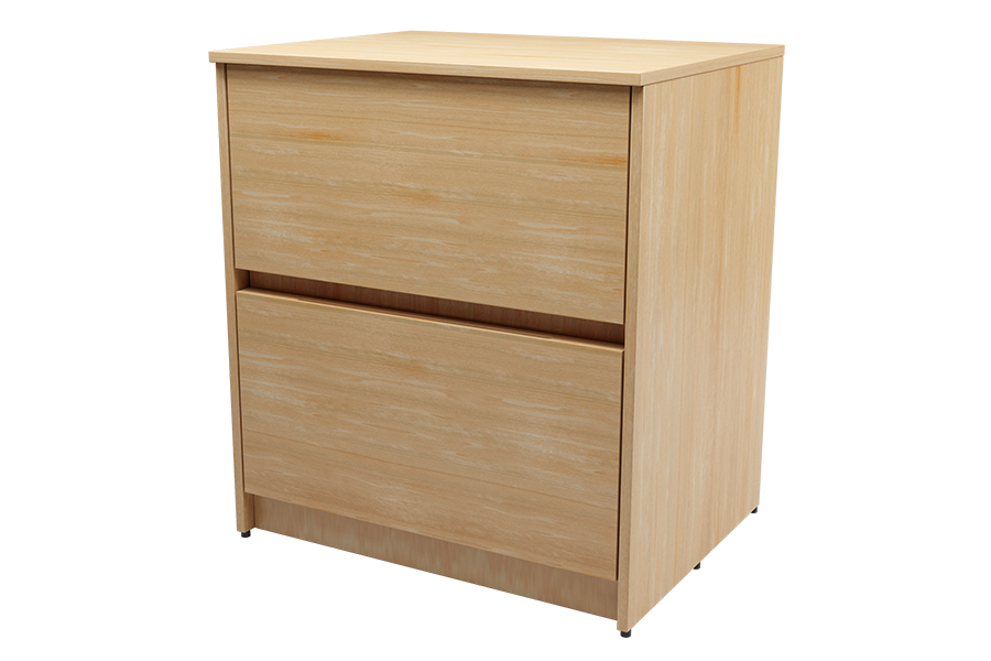 GSA Solid Wood Series 2-drawer Nightstand
