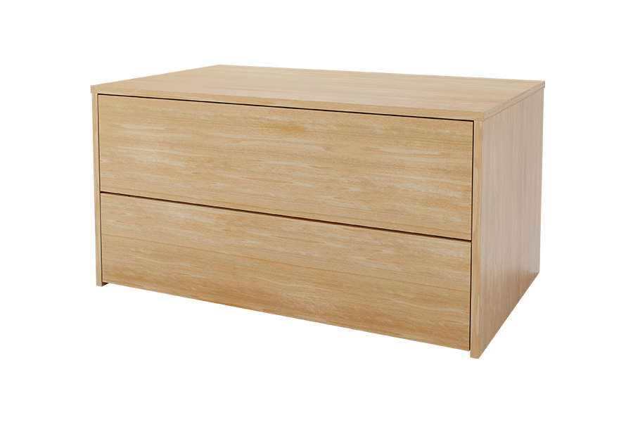 GSA 2-Drawer Chest in Natural