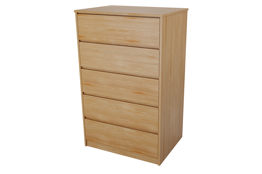 GSA 5-Drawer Chest in Natural