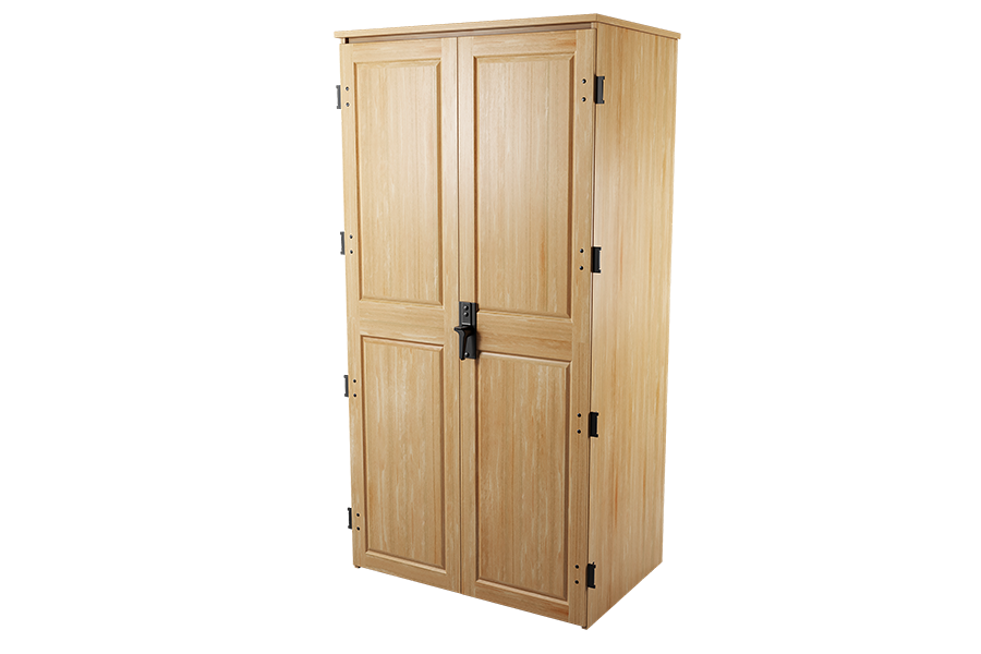 Solid Wood 2 Full Length Door Wardrobe