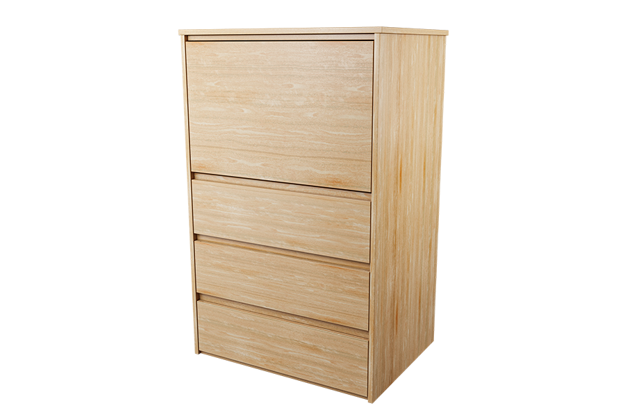 Solid Wood Secretary Unit with drop down desk