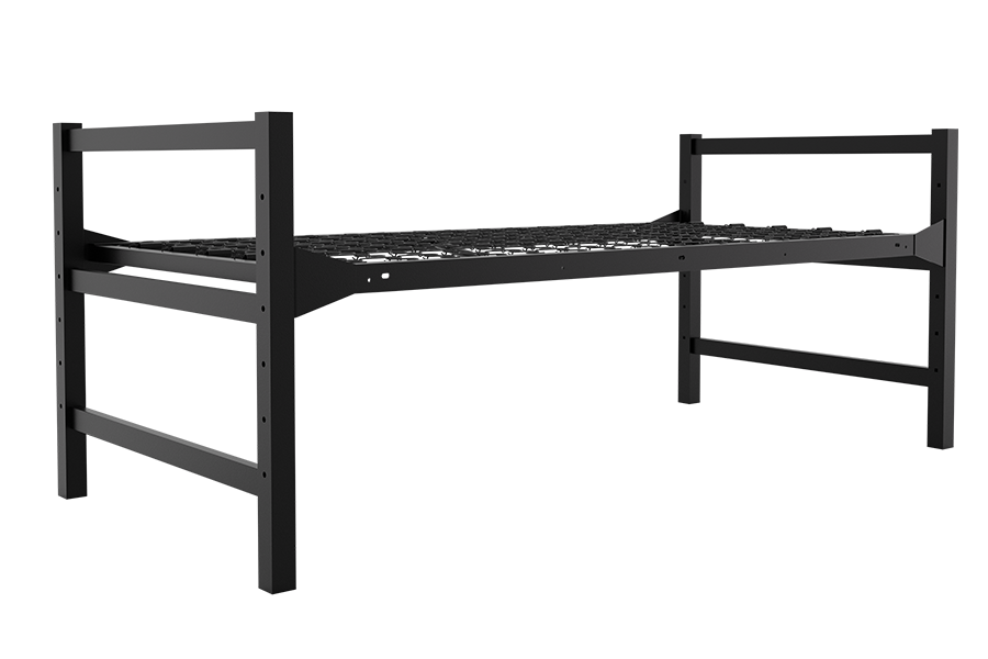 Metal Series Twin Bed with Spring Unit