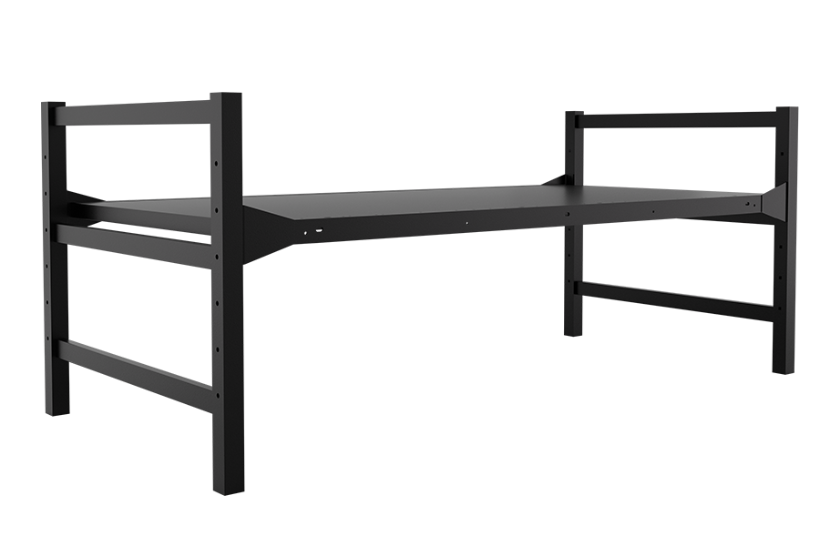 GSA Metal Series Twin Bed with Steel Bed Deck