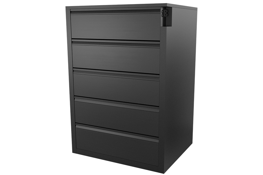 All metal GSA 5-drawer chest