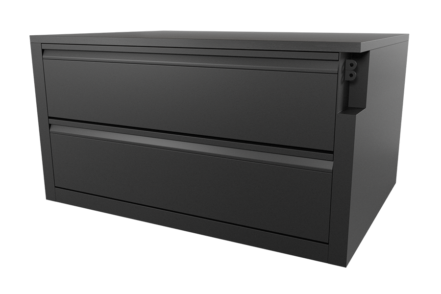 All metal GSA 2-drawer chest