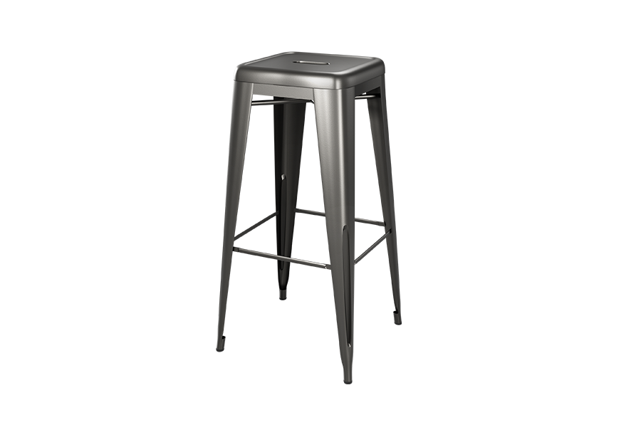 50114 Irvington Barstool in Clear Coat