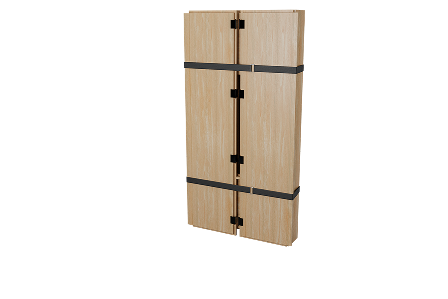 Solid Wood Foldable Wardrobe
