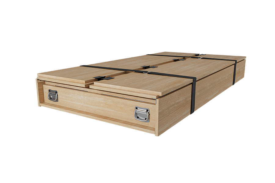 Solid Wood Foldable Wardrobe