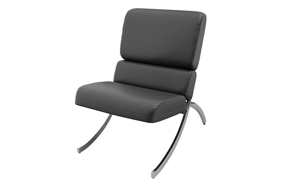 Barcelona Chair in Dillon Black