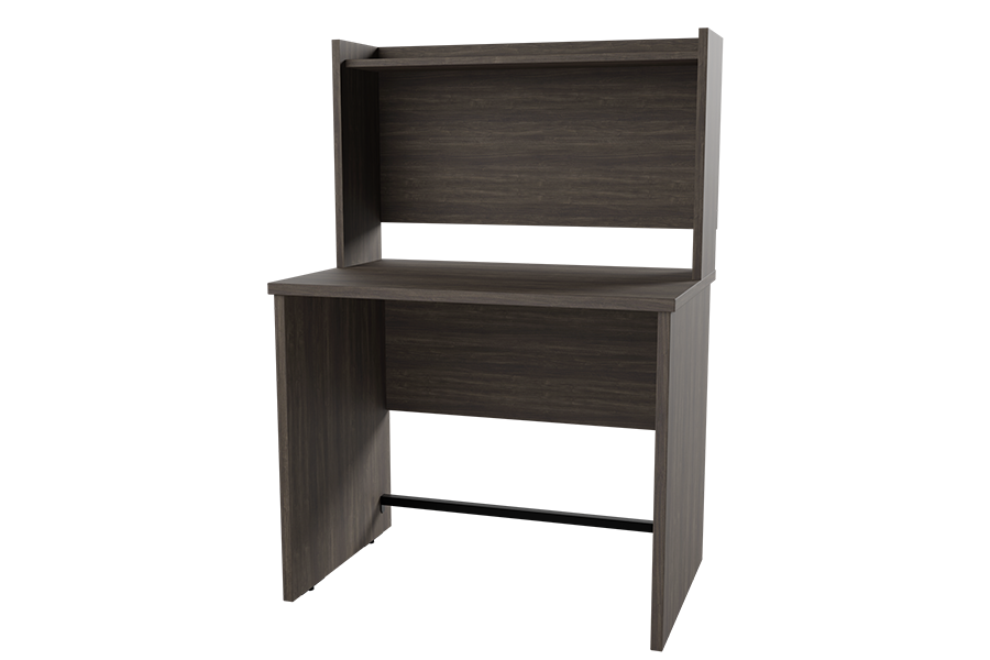 Writing Desk with Desk Carrel in Florence Walnut