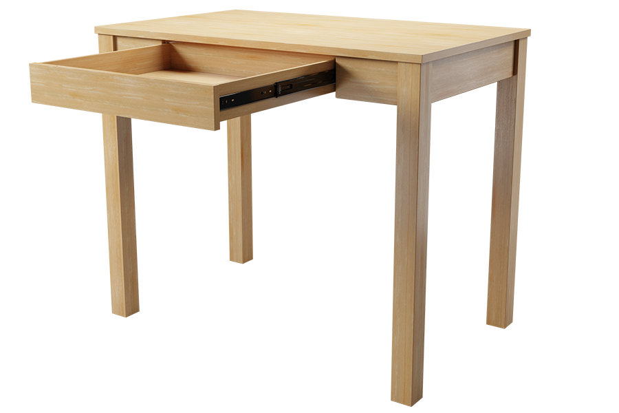 Graduate Series 36" wide Writing Desk in Natural with Drawer