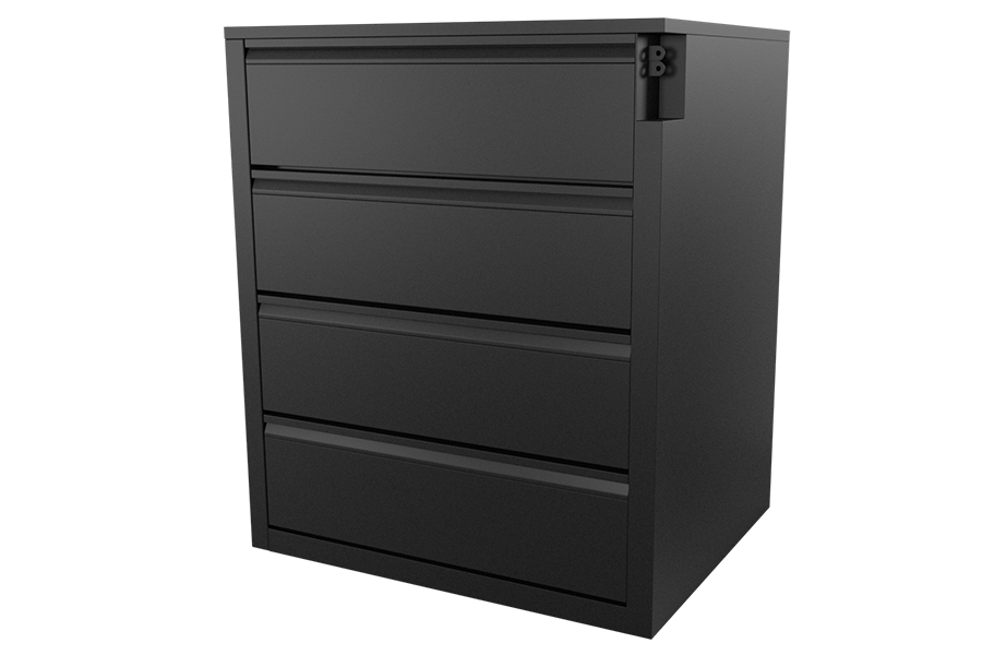 All metal GSA 4-drawer chest