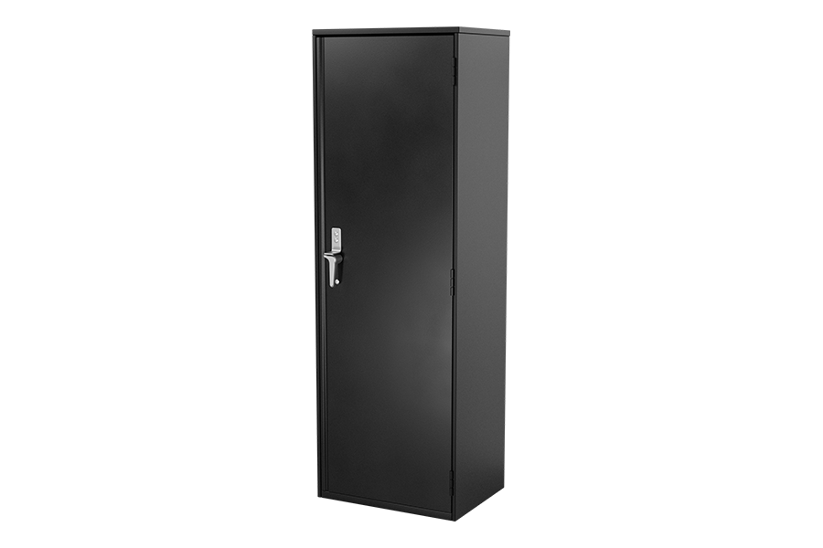 GSA Single-Door 18" Wide Black Wardrobe