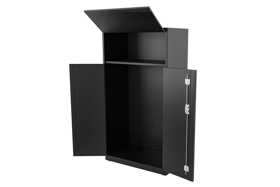 GSA Metal Wardrobe with Flip-up Door Interior